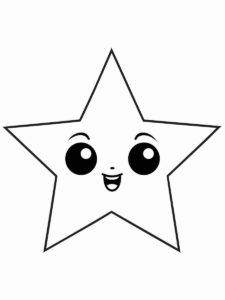 Desenho de Estrelas Desenho Colorir Imprimir 109