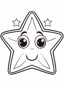Desenho de Estrelas Desenho Colorir Imprimir 110
