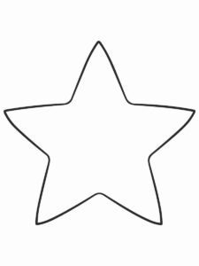 Desenho de Estrelas Desenho Colorir Imprimir 111