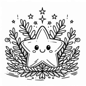 Desenho de Estrelas Desenho Colorir Imprimir 112