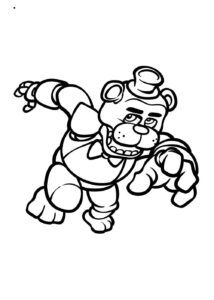 Desenho de FNAF Desenho Colorir Imprimir 02
