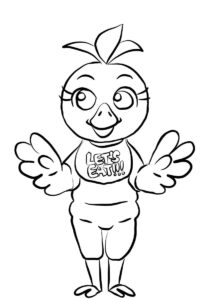 Desenho de FNAF Desenho Colorir Imprimir 06
