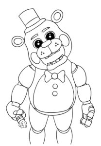 Desenho de FNAF Desenho Colorir Imprimir 08