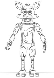 Desenho de FNAF Desenho Colorir Imprimir 09