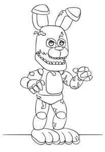 Desenho de FNAF Desenho Colorir Imprimir 11