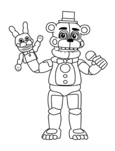Desenho de FNAF Desenho Colorir Imprimir 13