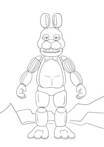 Desenho de FNAF Desenho Colorir Imprimir 15
