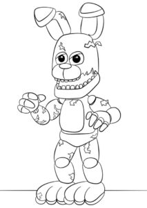 Desenho de FNAF Desenho Colorir Imprimir 16