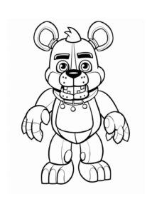 Desenho de FNAF Desenho Colorir Imprimir 18