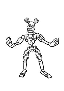 Desenho de FNAF Desenho Colorir Imprimir 23