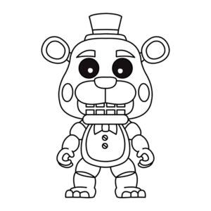 Desenho de FNAF Desenho Colorir Imprimir 27