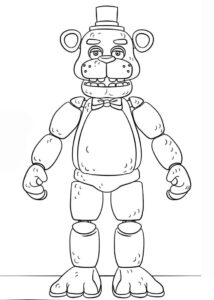 Desenho de FNAF Desenho Colorir Imprimir 30