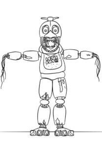 Desenho de FNAF Desenho Colorir Imprimir 31