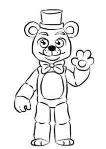 Desenho de FNAF Desenho Colorir Imprimir 33