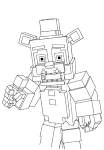 Desenho de FNAF Desenho Colorir Imprimir 34
