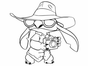 Desenho de Lilo Stitch Desenho Colorir Imprimir 09