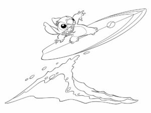 Desenho de Lilo Stitch Desenho Colorir Imprimir 12