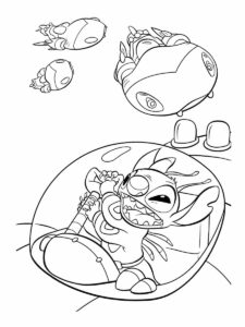 Desenho de Lilo Stitch Desenho Colorir Imprimir 18