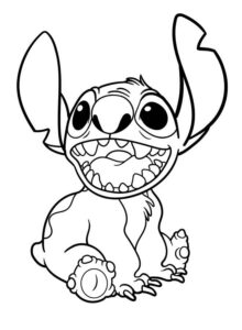 Desenho de Lilo Stitch Desenho Colorir Imprimir 19