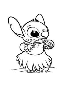 Desenho de Lilo Stitch Desenho Colorir Imprimir 22