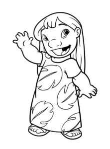 Desenho de Lilo Stitch Desenho Colorir Imprimir 24