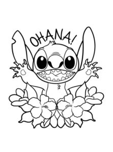 Desenho de Lilo Stitch Desenho Colorir Imprimir 26