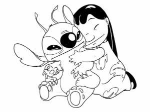 Desenho de Lilo Stitch Desenho Colorir Imprimir 28