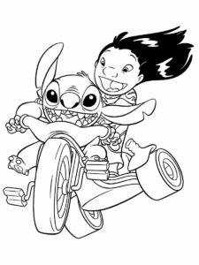 Desenho de Lilo Stitch Desenho Colorir Imprimir 33