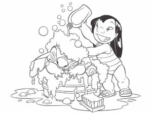 Desenho de Lilo Stitch Desenho Colorir Imprimir 37