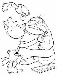 Desenho de Lilo Stitch Desenho Colorir Imprimir 47