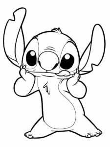 Desenho de Lilo Stitch Desenho Colorir Imprimir 50