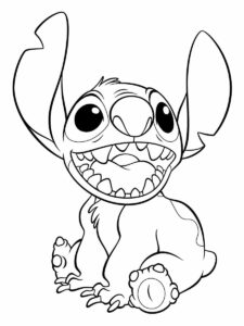 Desenho de Lilo Stitch Desenho Colorir Imprimir 51