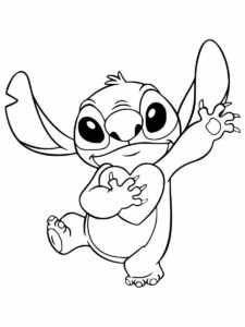 Desenho de Lilo Stitch Desenho Colorir Imprimir 52