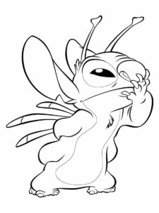 Desenho de Lilo Stitch Desenho Colorir Imprimir 53