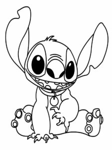 Desenho de Lilo Stitch Desenho Colorir Imprimir 55