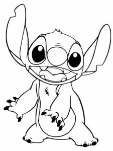 Desenho de Lilo Stitch Desenho Colorir Imprimir 56