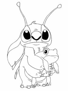 Desenho de Lilo Stitch Desenho Colorir Imprimir 58