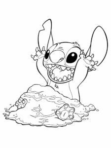 Desenho de Lilo Stitch Desenho Colorir Imprimir 59