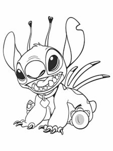 Desenho de Lilo Stitch Desenho Colorir Imprimir 62
