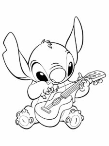 Desenho de Lilo Stitch Desenho Colorir Imprimir 63