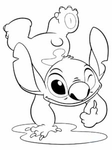 Desenho de Lilo Stitch Desenho Colorir Imprimir 64