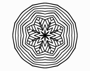 Desenho de Mandala Aereo