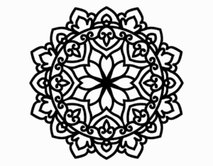 Desenho de Mandala Celta