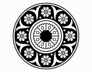 Desenho de Mandala Flor