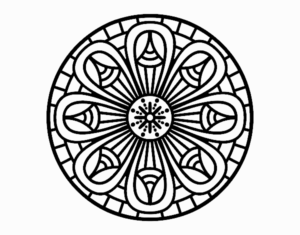 Desenho de Mandala Lapis