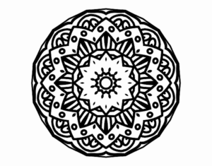 Desenho de Mandala Modernista