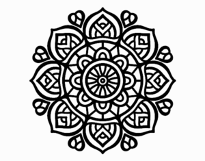 Desenho de Mandala Para A Concentracao Mental