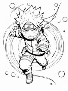 Desenho de Naruto Desenho Colorir Imprimir 01