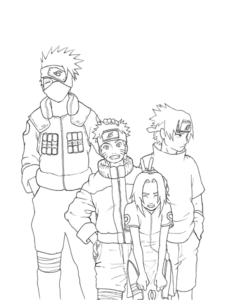 Desenho de Naruto Desenho Colorir Imprimir 06