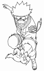 Desenho de Naruto Desenho Colorir Imprimir 07